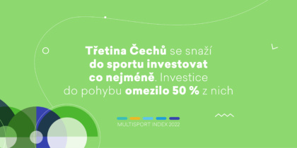 One Third of Czechs Try to Invest as Little as Possible Into Sports. Investment in Physical Activity Has Been Reduced by 50% of Them.