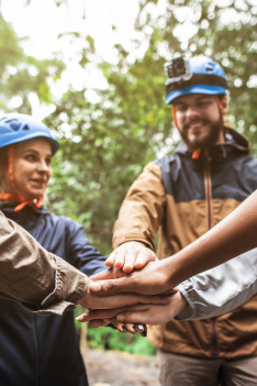 Young,Independent,Woman,Relaxing,On,Grass,In,Park