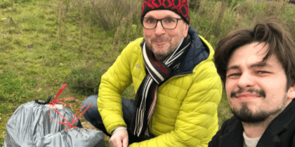 Posbírali jsme tři pytle odpadků a jeden funkční skateboard, říkají olomoučtí zaměstnanci MultiSportu