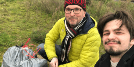 Posbírali jsme tři pytle odpadků a jeden funkční skateboard, říkají olomoučtí zaměstnanci MultiSportu